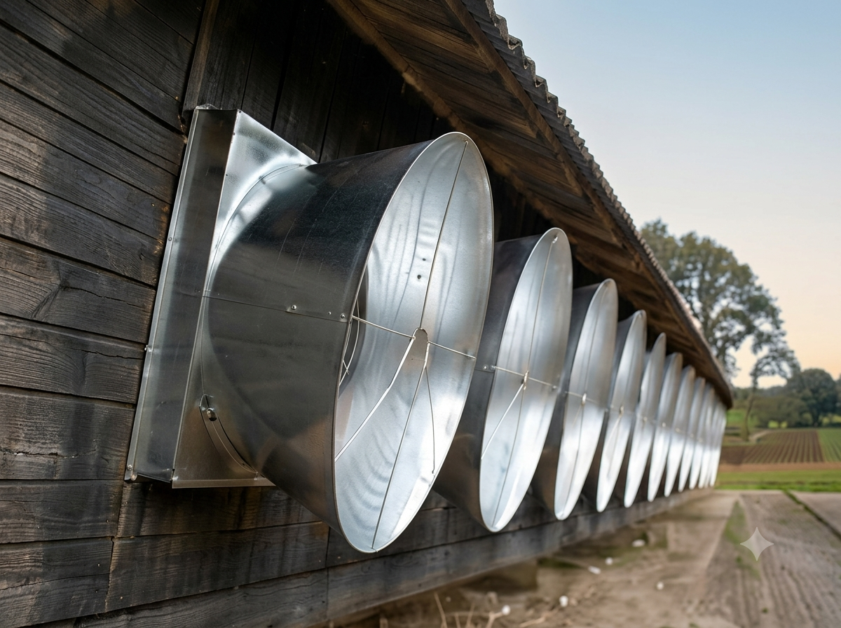 Instalare ventilator conic tunel